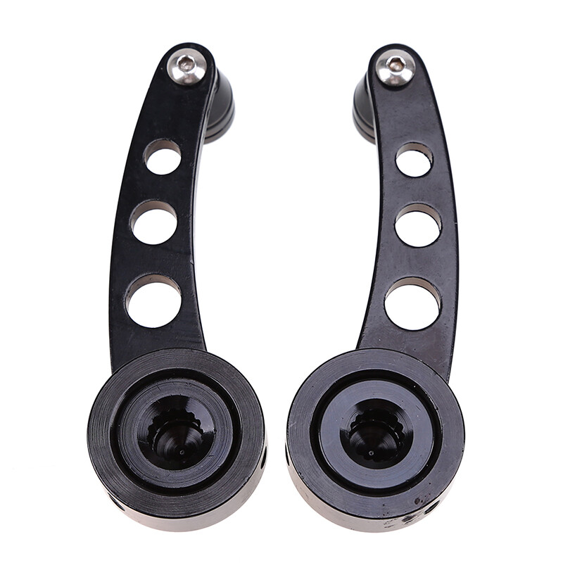Set Black Window Winder Crank Car Manual Door Handle For Honda Civic 1984-2000