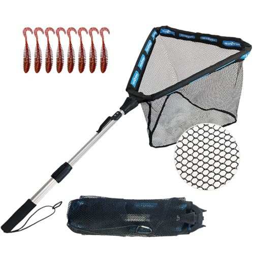 SEASPRO Floating Telescoping Fishing Net Foldable Kayak