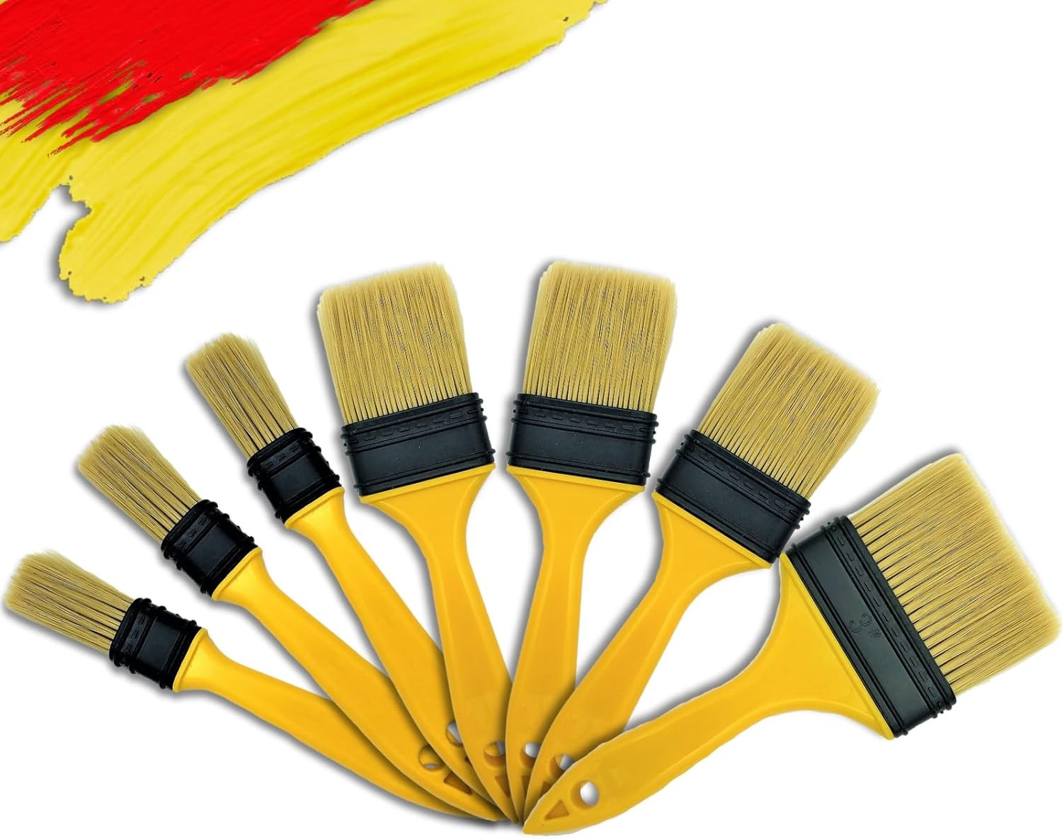 Not Chip Brush, Paint Brushes for Walls Assorted Size, S.Chip Brush Never