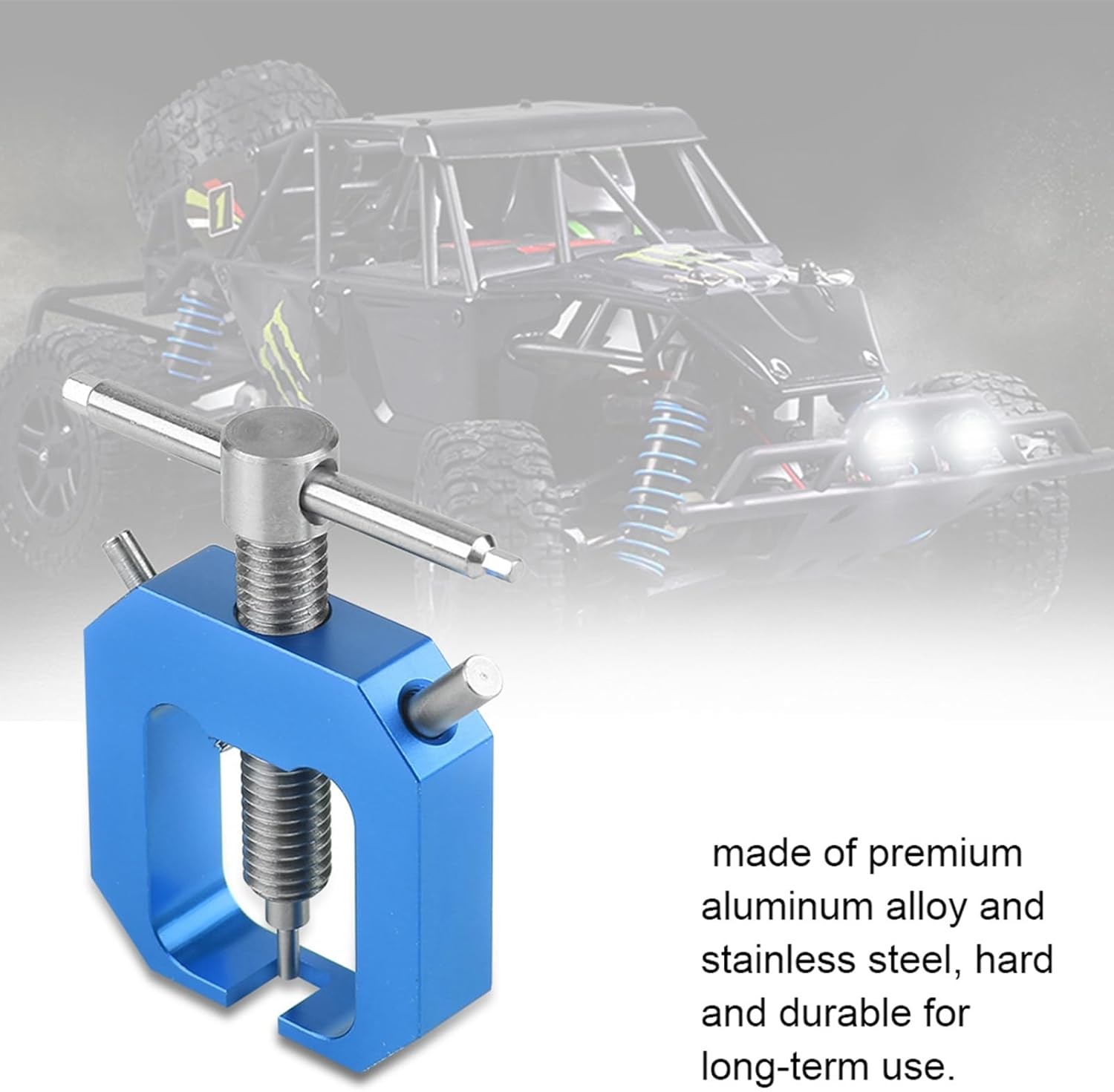 Mini Gear Pullers RC Pinion Bearing Puller Stainless Steel Small/Medium Blue