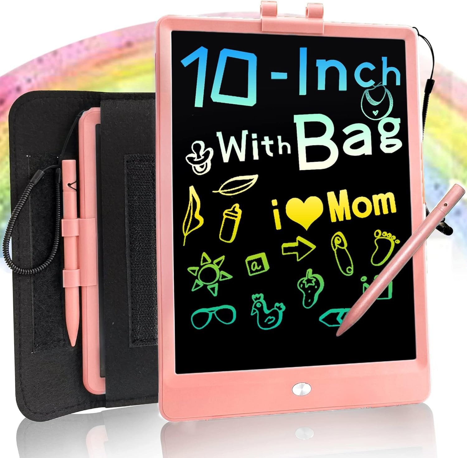 10 Inch LCD Writing Tablet for 3-8 Year Olds - Electronic Drawing Pad and Doodle