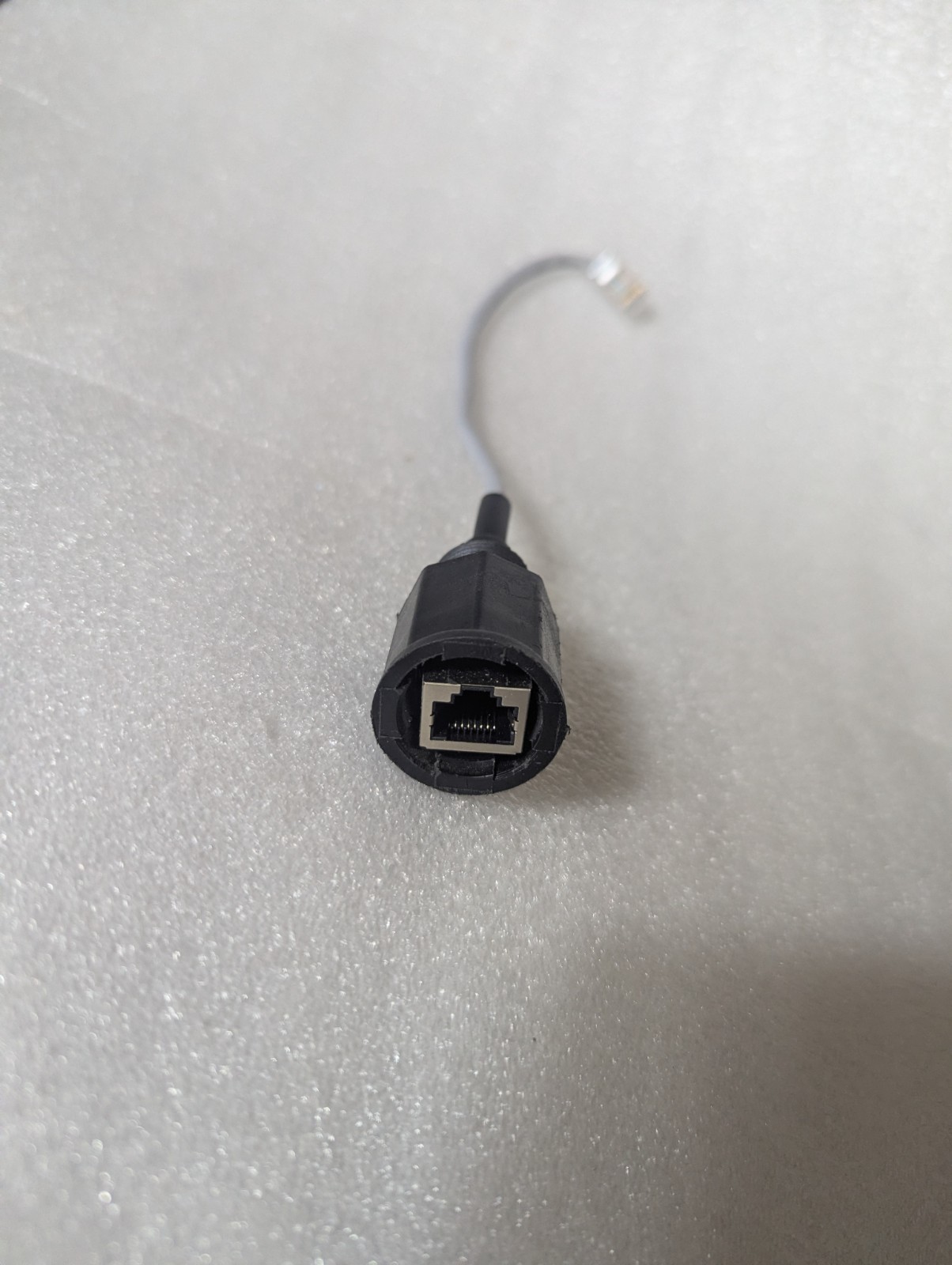 Nebra Lan Network Connector Wire Port Screw In Threaded Cat Black Line Through