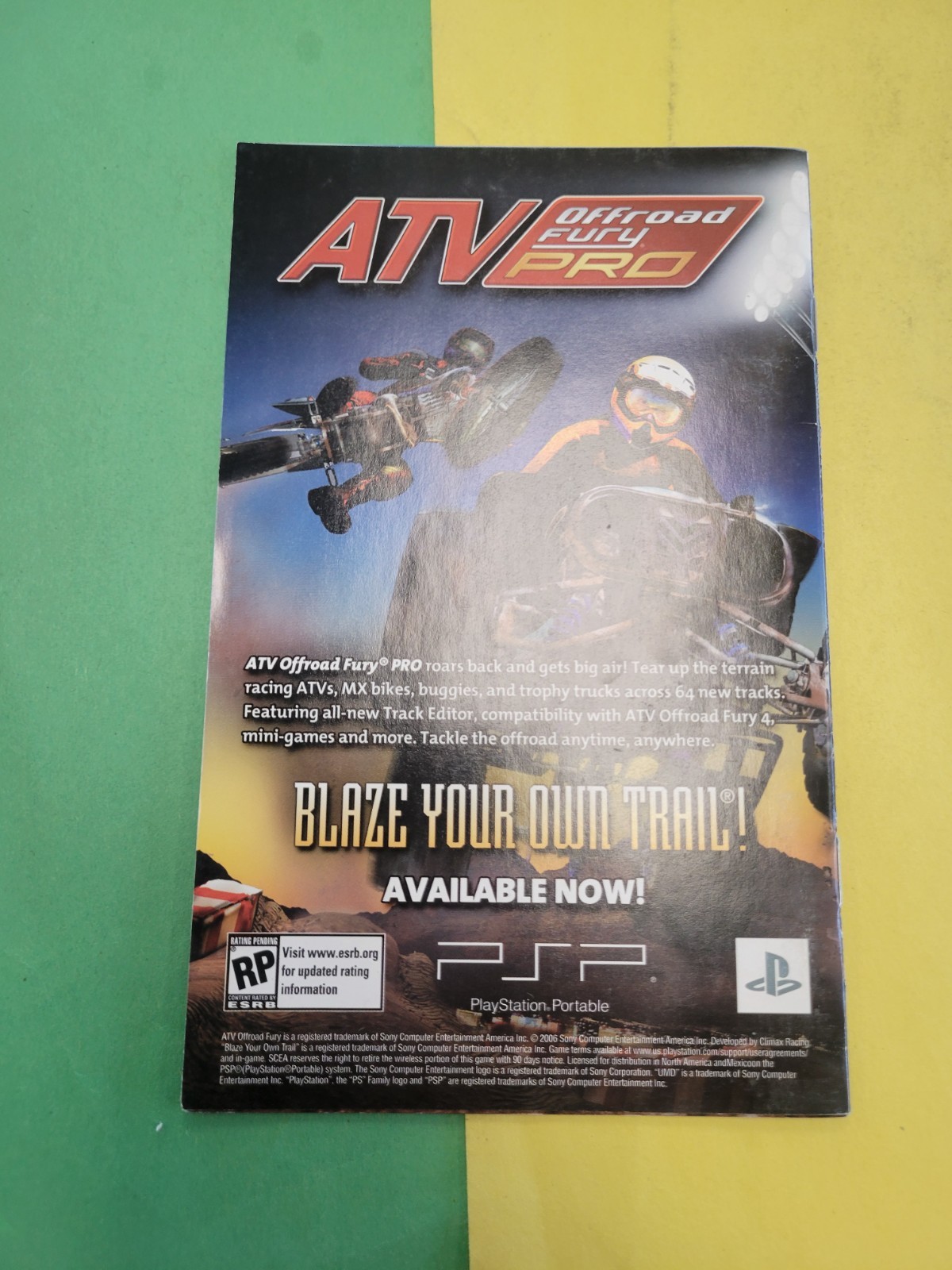 ATV Offroad Fury 4 | PS2 | Manual Only