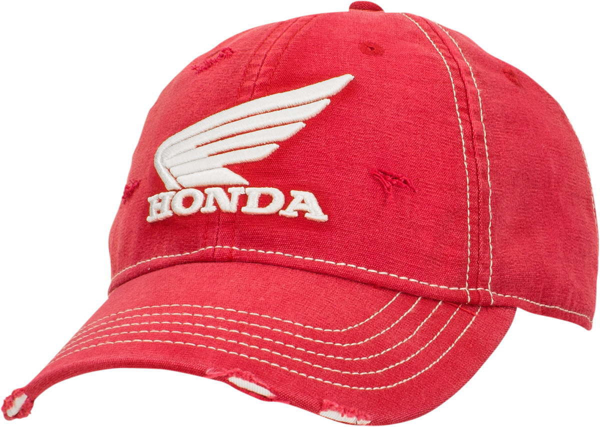 HONDA APPAREL NP21A-H1830 Red Honda Curved Bill Race Hat