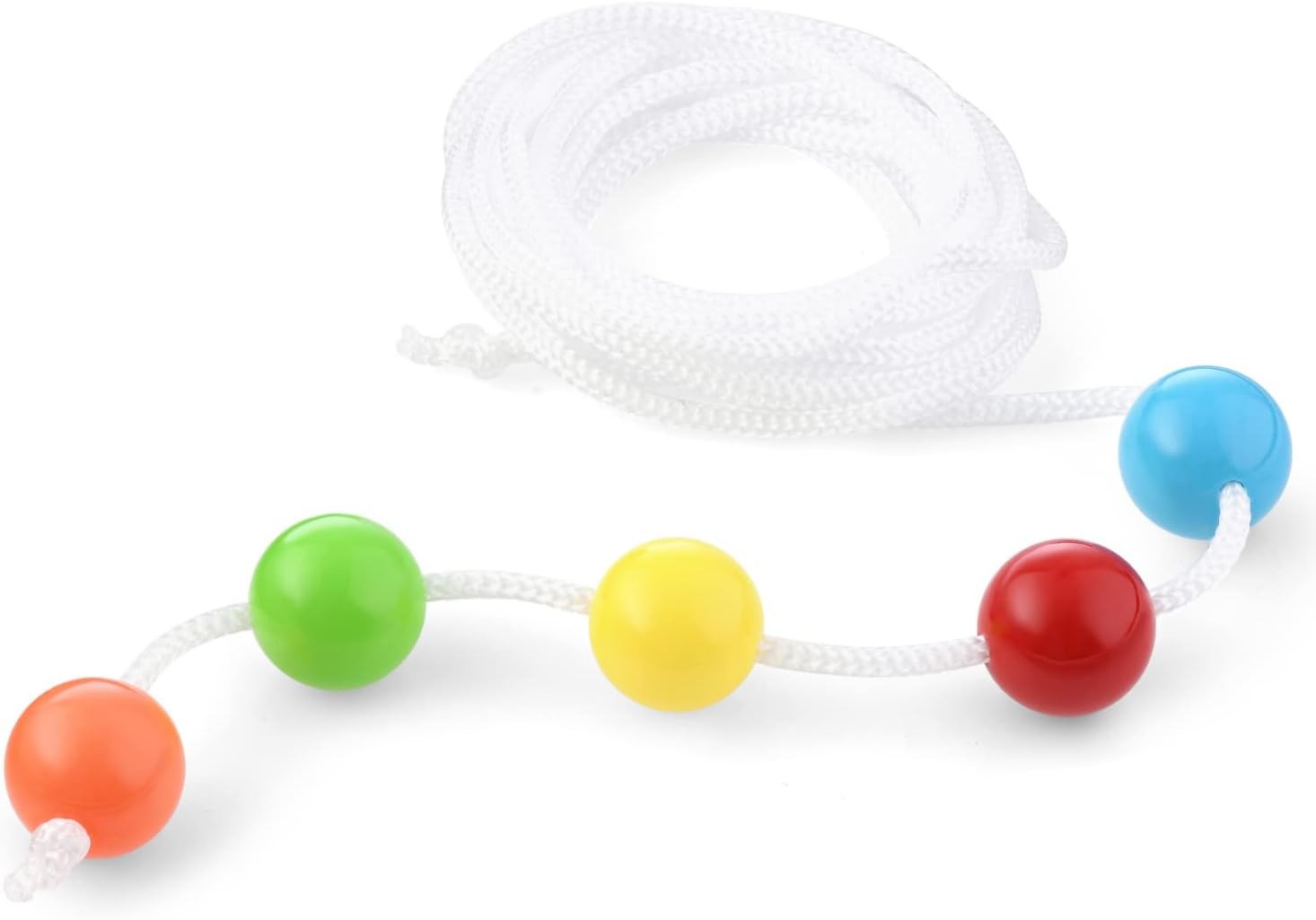 Vision Convergence Insufficiency Training Tool for 6 Ft with 5 Beads, White