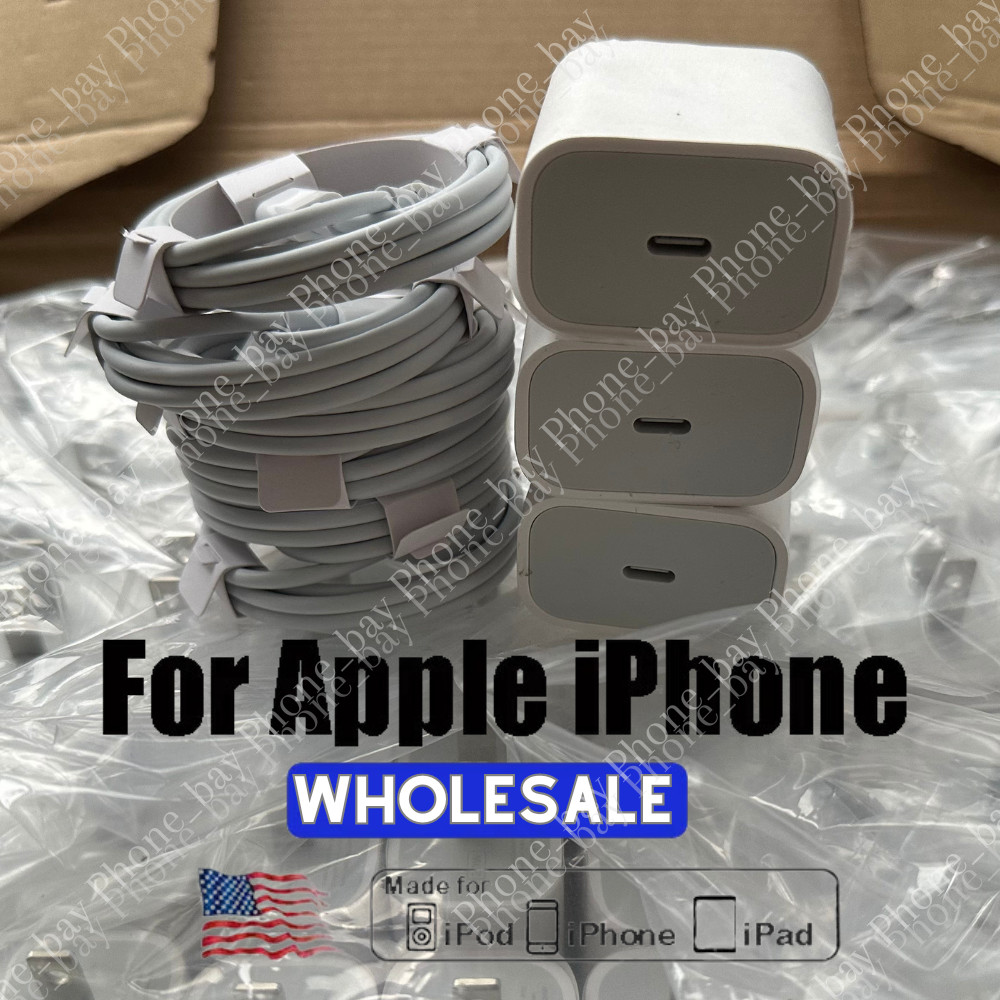 20W PD Cable Power Adapter Type USB-C Fast Charger For iPhone 11/12/13/14/8 LOT