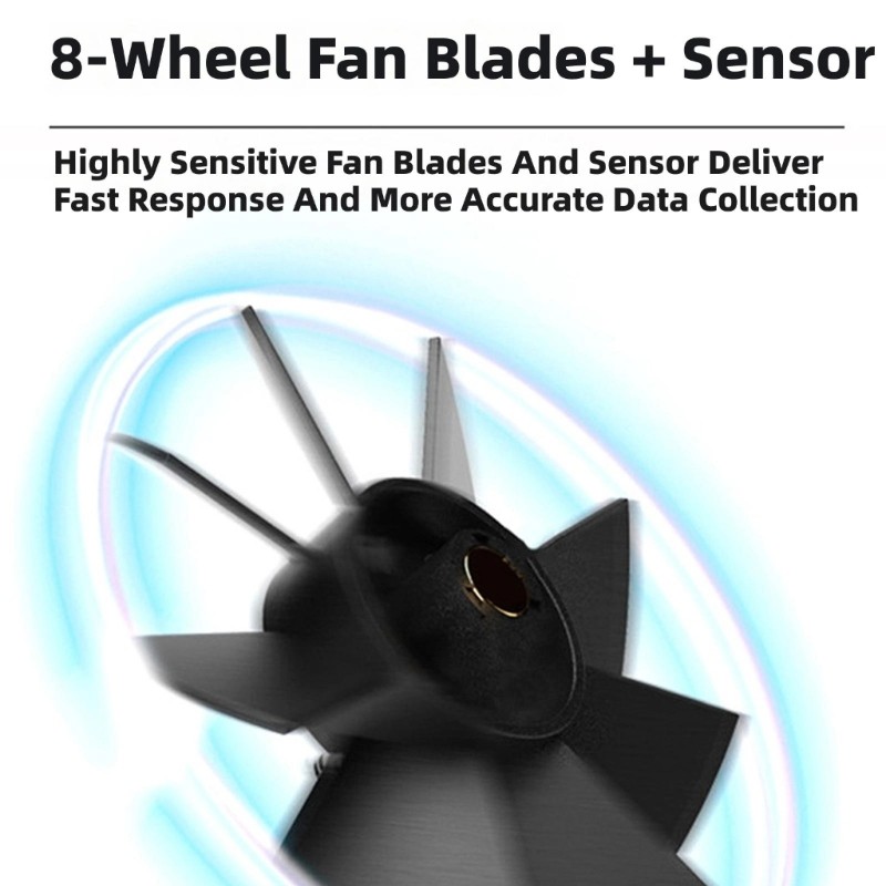 Upgrades Wind Meter ABS Wind Meter for Accurate Speed Measurement