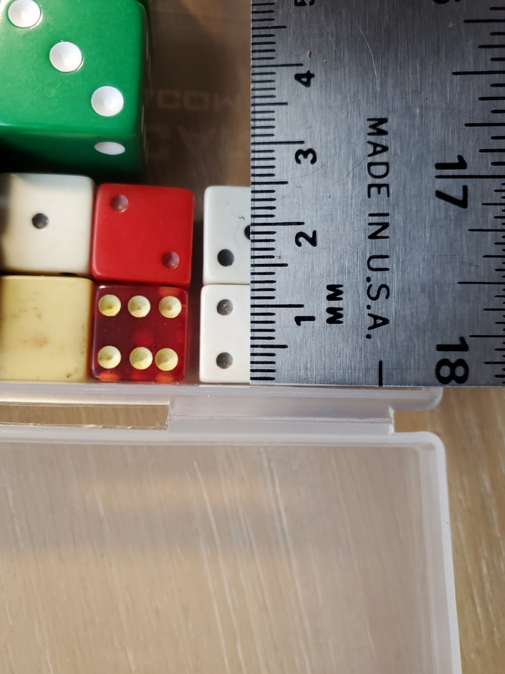 Anverdi Ungimmicked Dice, and Assorted Dice Sizes