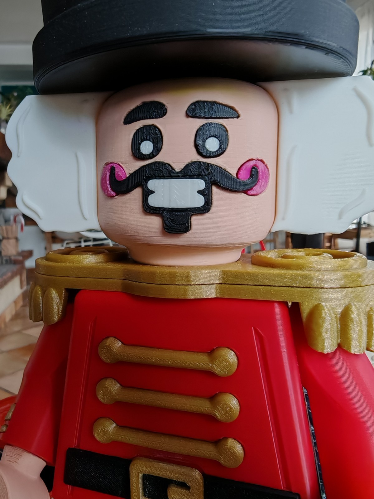 3D Printed LEGO Inspired -NUTCRACKER MINIFIGURE
