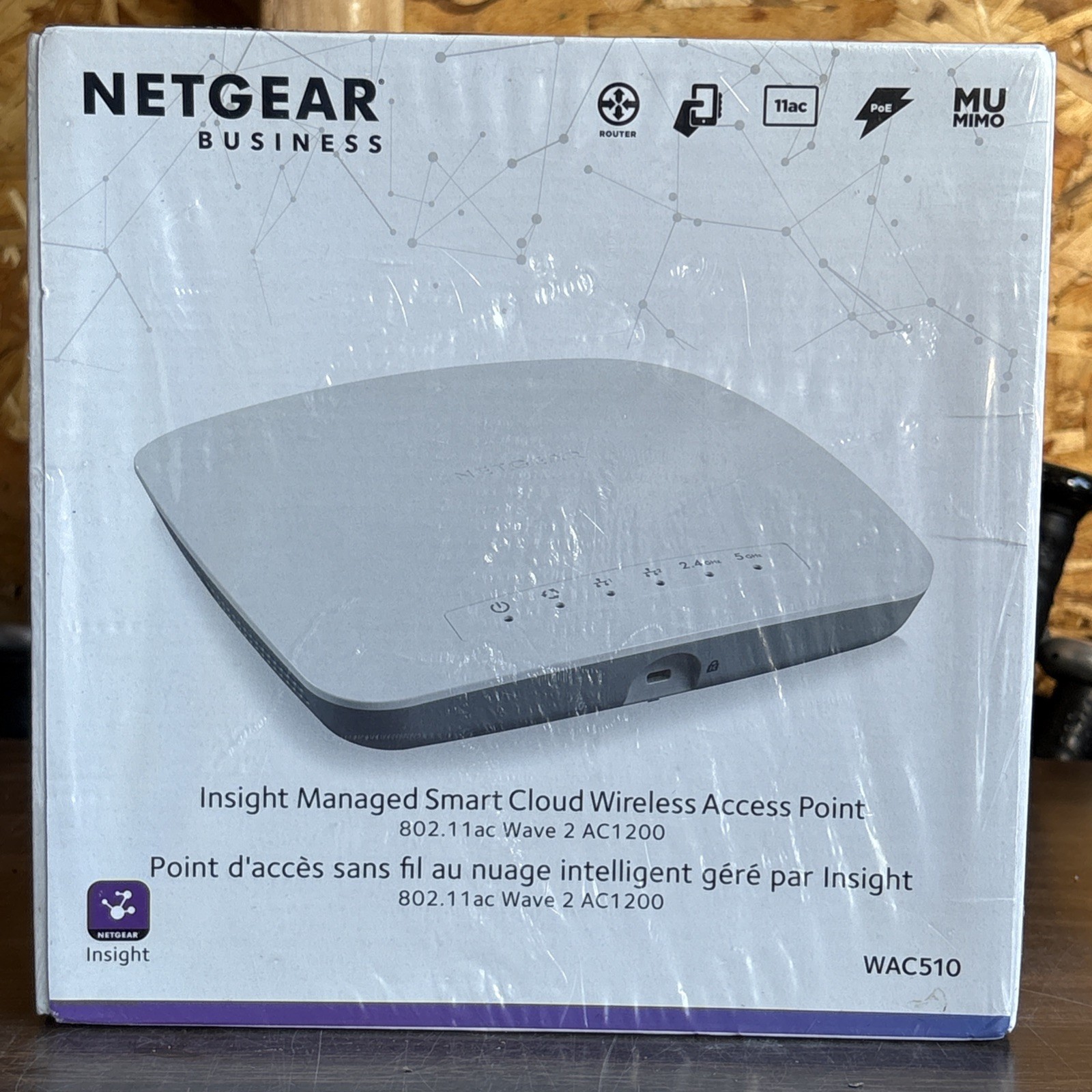Netgear WAC510 IEEE 802.11ac 1.20 Gbits Wireless Access Point New Factory Sealed