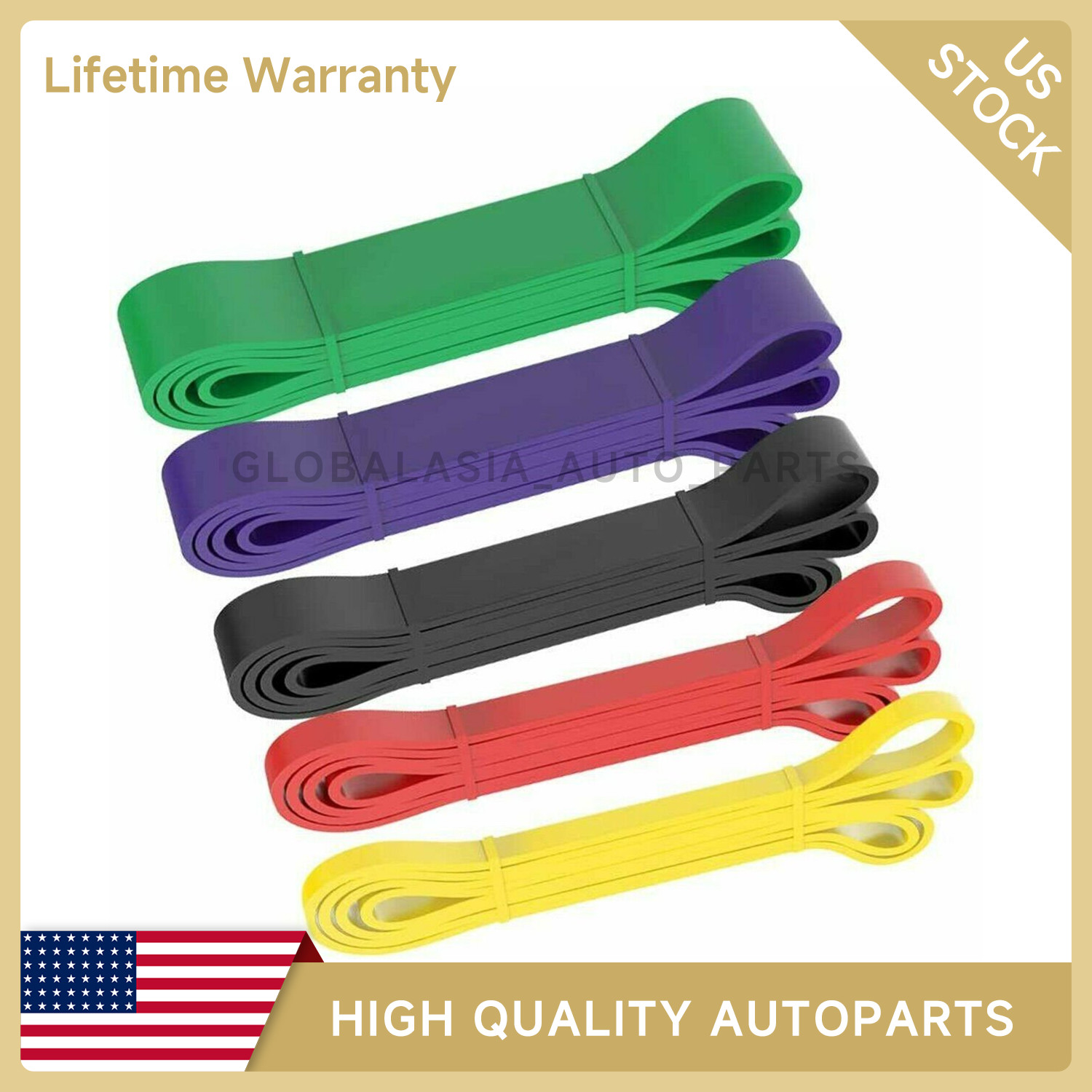 Heavy Duty Exercise Resistance Bands GYM Powerlift Pull Up Assist Band Fitness.