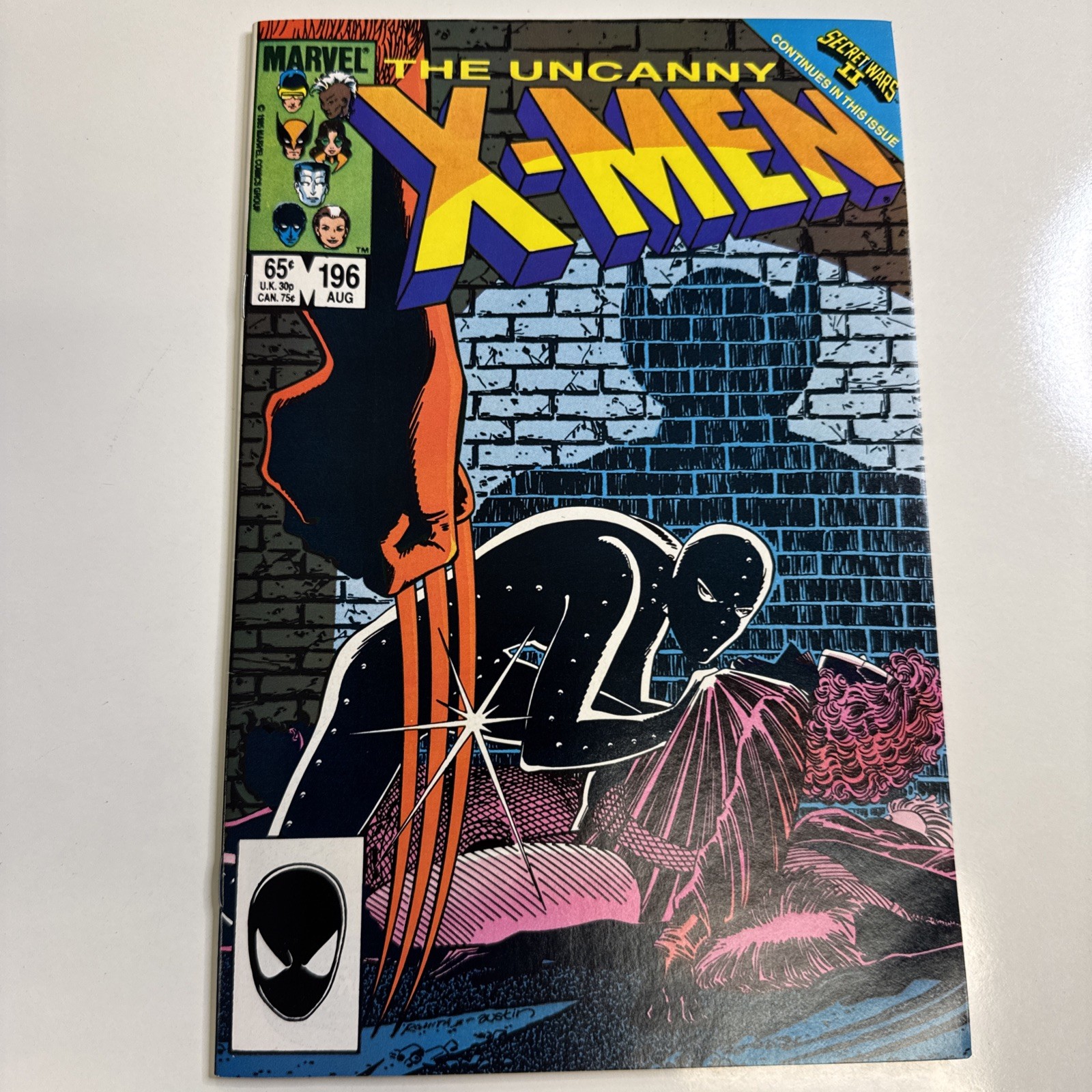 UNCANNY X-MEN #196 | VF | KEY Controversial Issue | Marvel 1985 | Secret Wars II