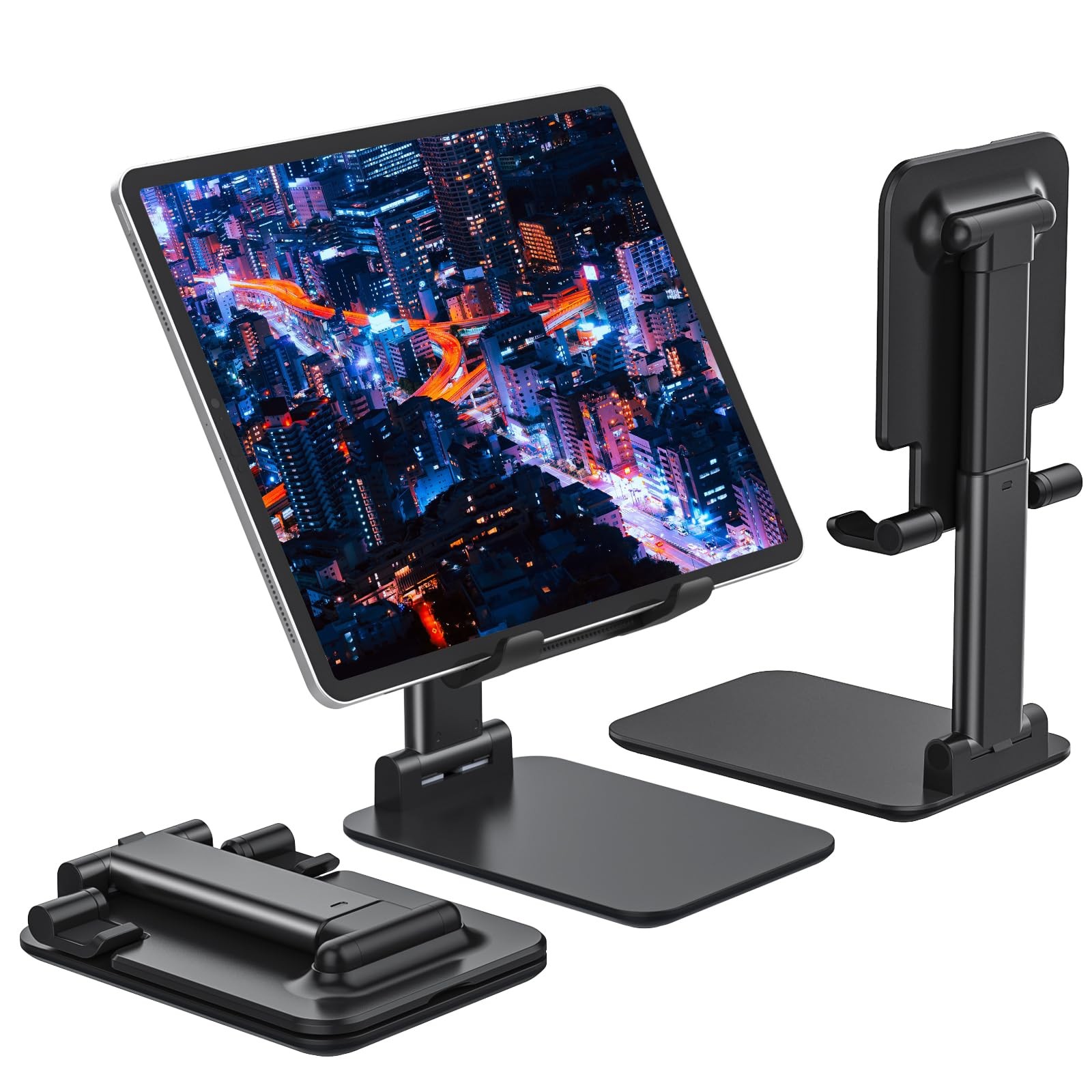 Tablet Stand Foldable  Adjustable Monitor Stand 5.55*3.94 Wide Fit For Ipad Ho