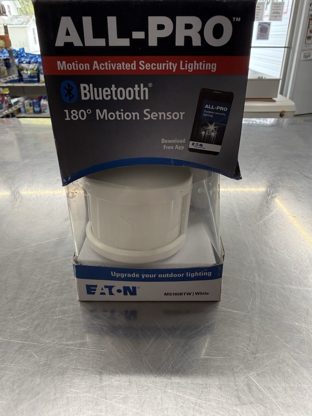 Eaton All-Pro white 180-degree Bluetooth motion sensor