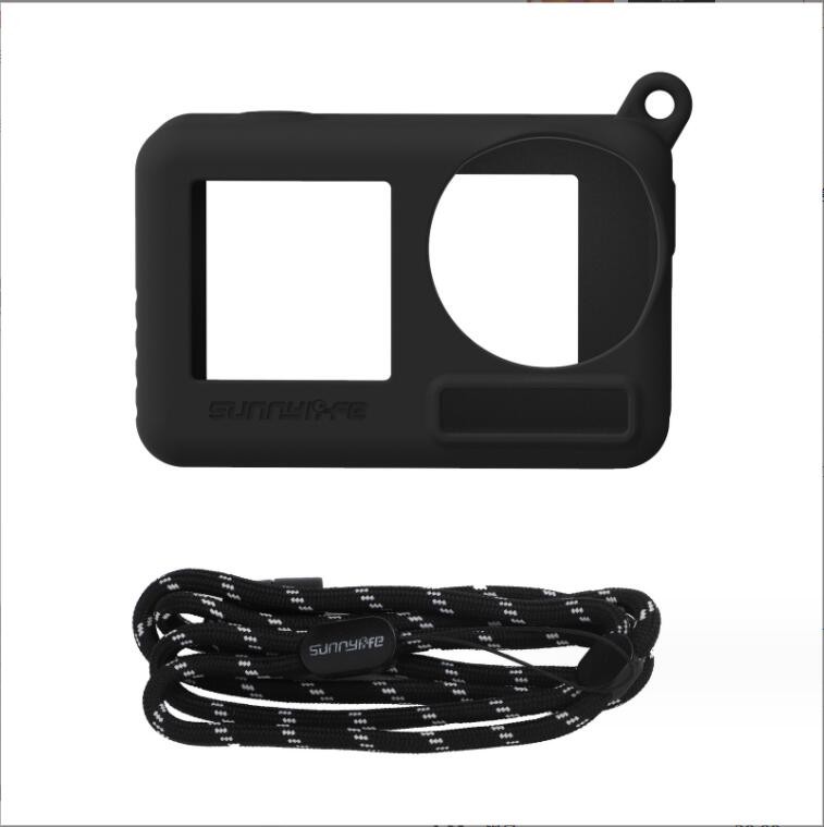 Protective Case Silicone Cover Camera  Case Hanging Rope New For OSMO Action 4/3