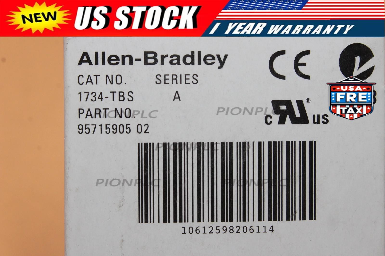 New Allen Bradley 1734-TBS POINT I/O Module Terminal Base 1734TBS