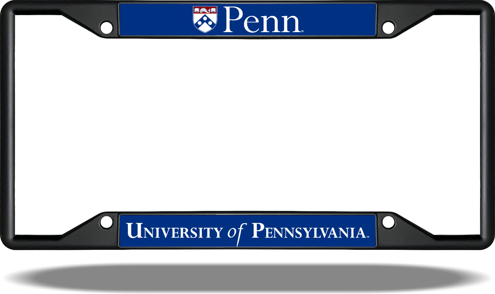 Pennsylvania PENN Black License Plate Frame
