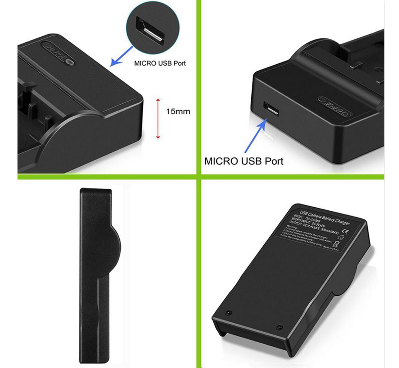 Battery Charger for JVC BN-VG108, BN-VG108U, BN-VG108E, BN-VG121E, BN-VG138E