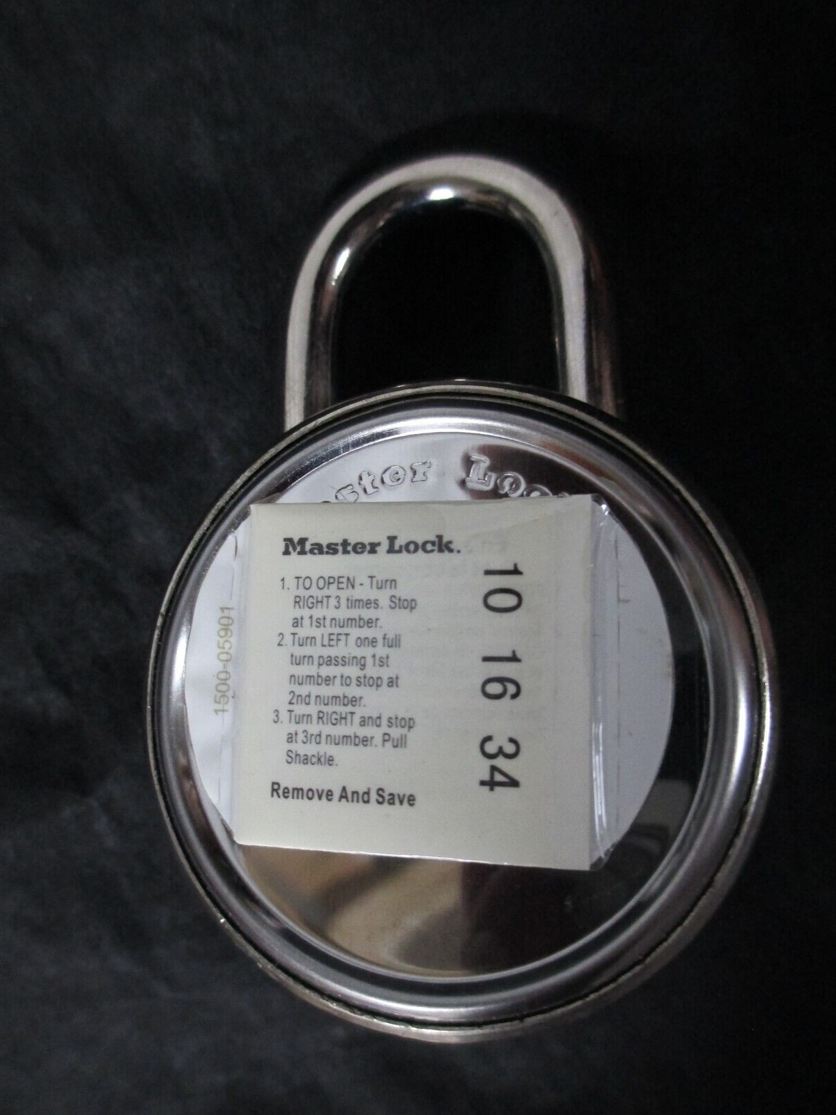 Master Lock Sphero Master Blue Smooth Spin Combination Lock New