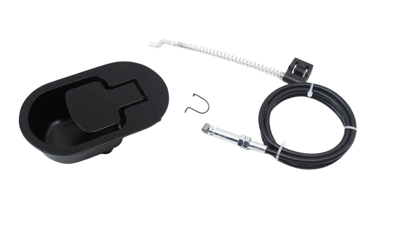KUANYUOO Universal Heavy-Duty Metal Pull Recliner Handle with Cable Black