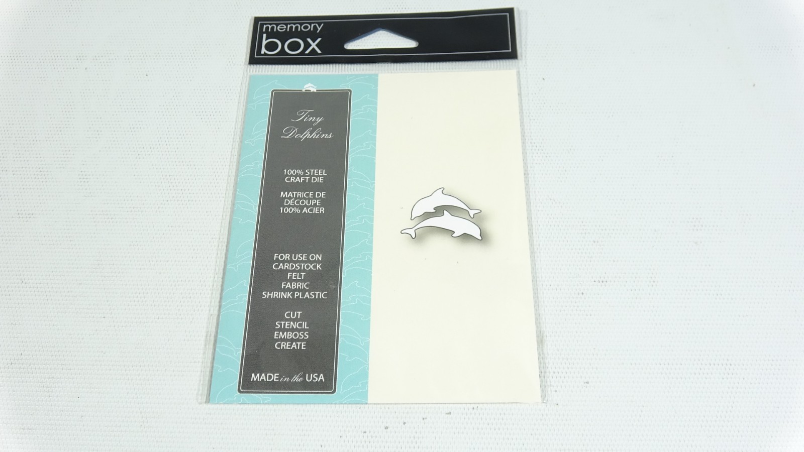 2016 Memory Box Craft Steel Die Tiny Dolphins 99340