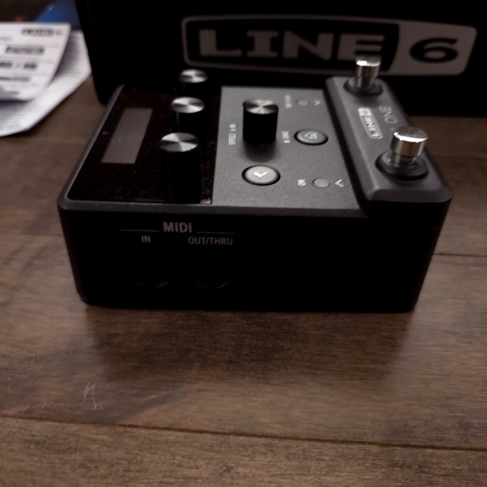 Line 6 HX One Stereo Guitar Effects Pedal Multi FX Processor Box Power Supply