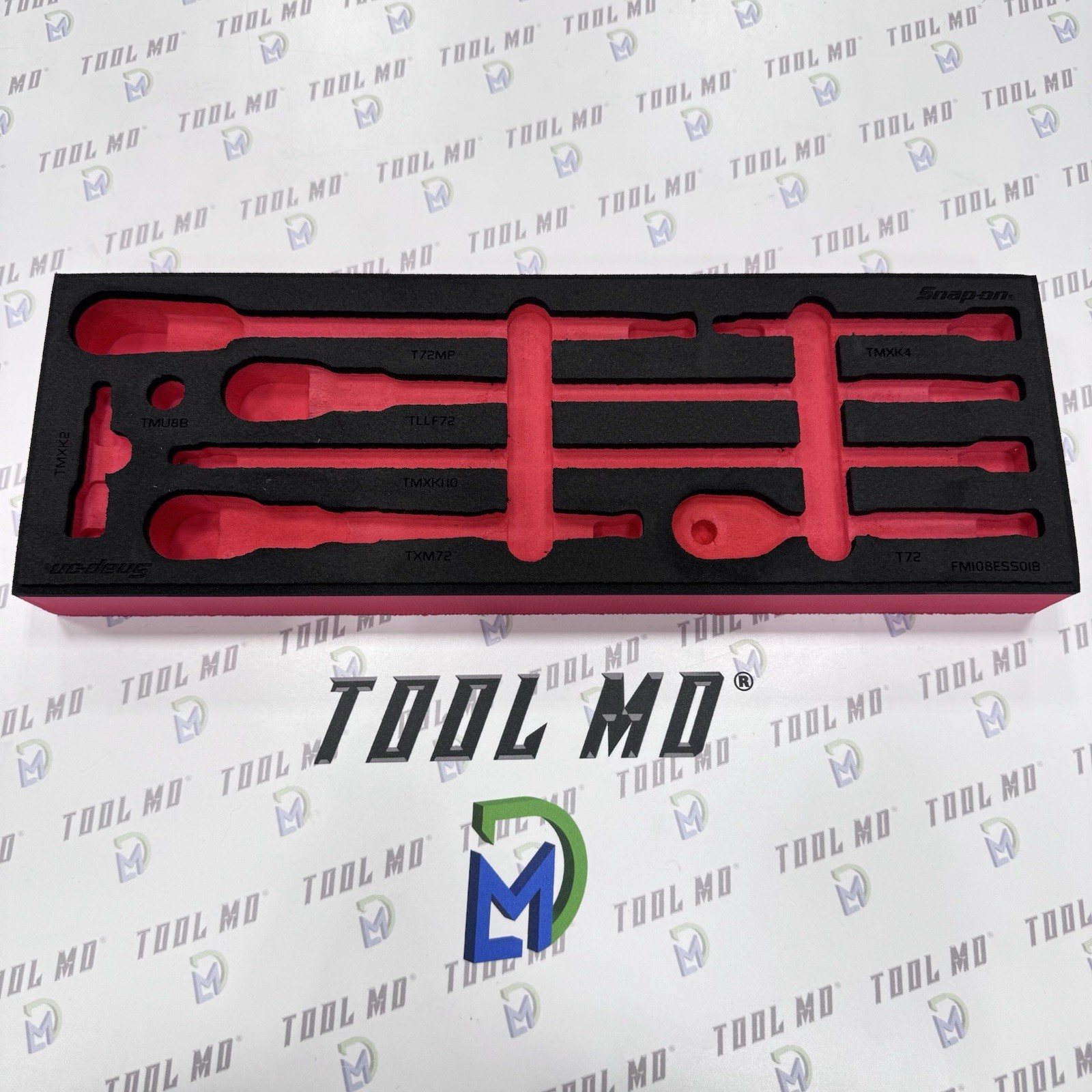 Snap-on Tools RED FOAM ORGANIZER for 8pc 1/4" Drive Essential Ratchet Set