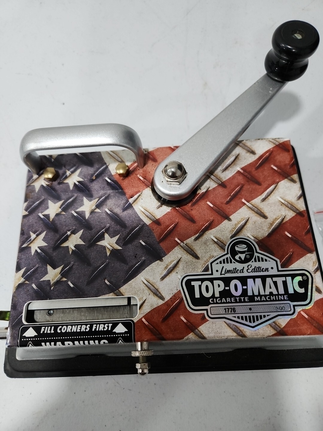 top-o-matic cigarette rolling machine - bi-centennial model