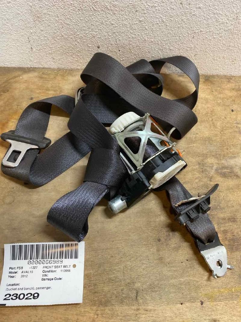 2012 Chevy Suburban-1500 Passenger Right Side Seat Belt Retractor Black Oem