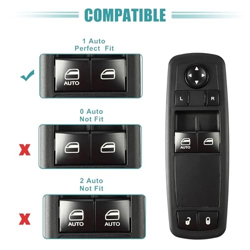 Power Window Switch Window Control Switch Fit for Dodge Grand Caravan 2008