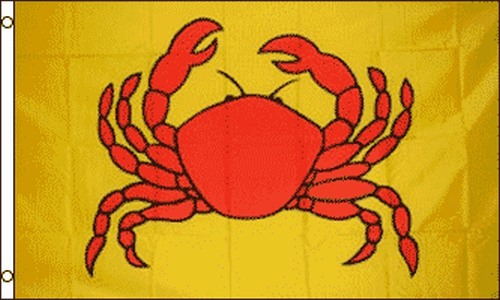 Crab Flag 3x5 ft Seafood Cafe Restaurant Advertising Sign Alaskan King Crab Legs