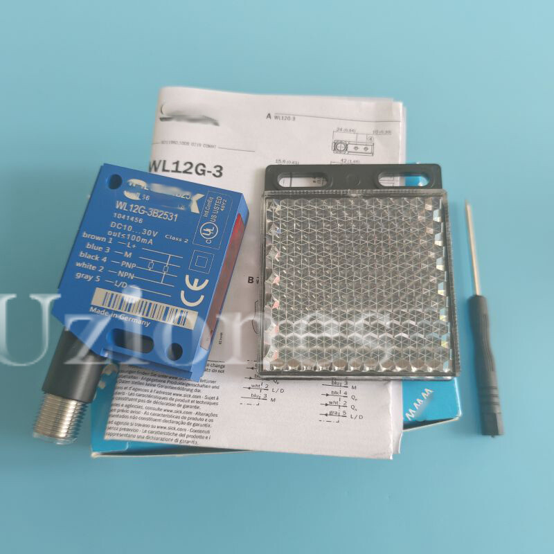For Sick WL12G-3B2531 WL12G3B2531 10-30VDC NPN/PNP Photoelectric Reflex Sensor