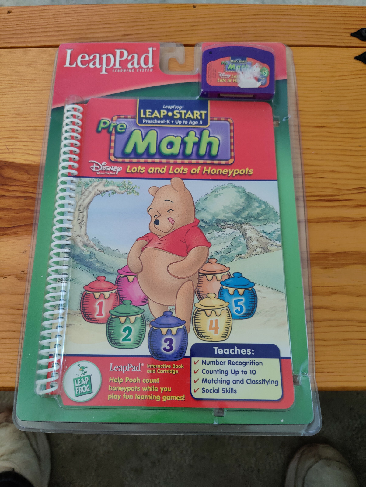 Leap Frog LeapPad Pre-Math Disney Winnie the Pooh Lots and Lots of Honeypots New