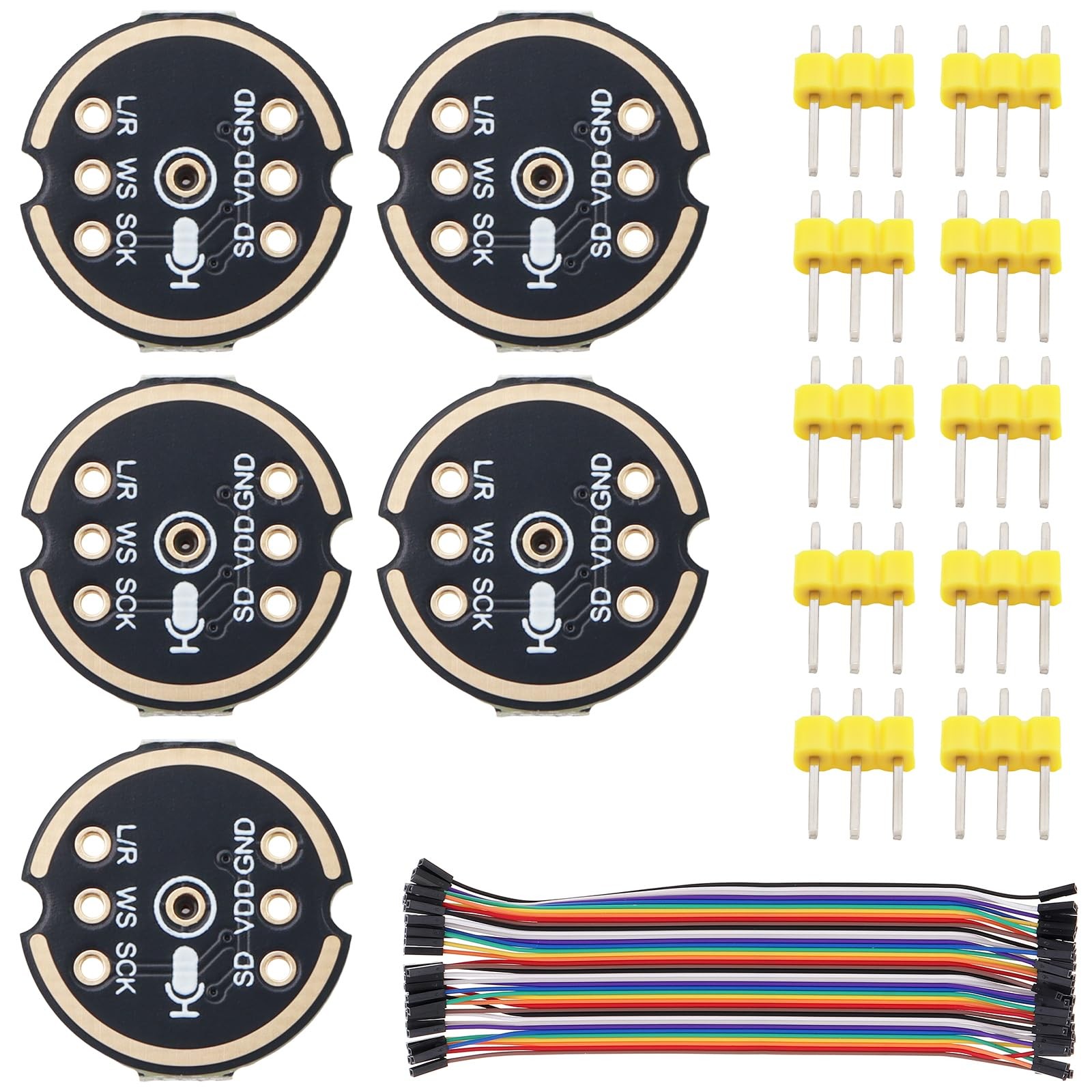5 PCS INMP441 Omnidirectional Microphone Module I2S MEMS Fit For ESP32 DIY