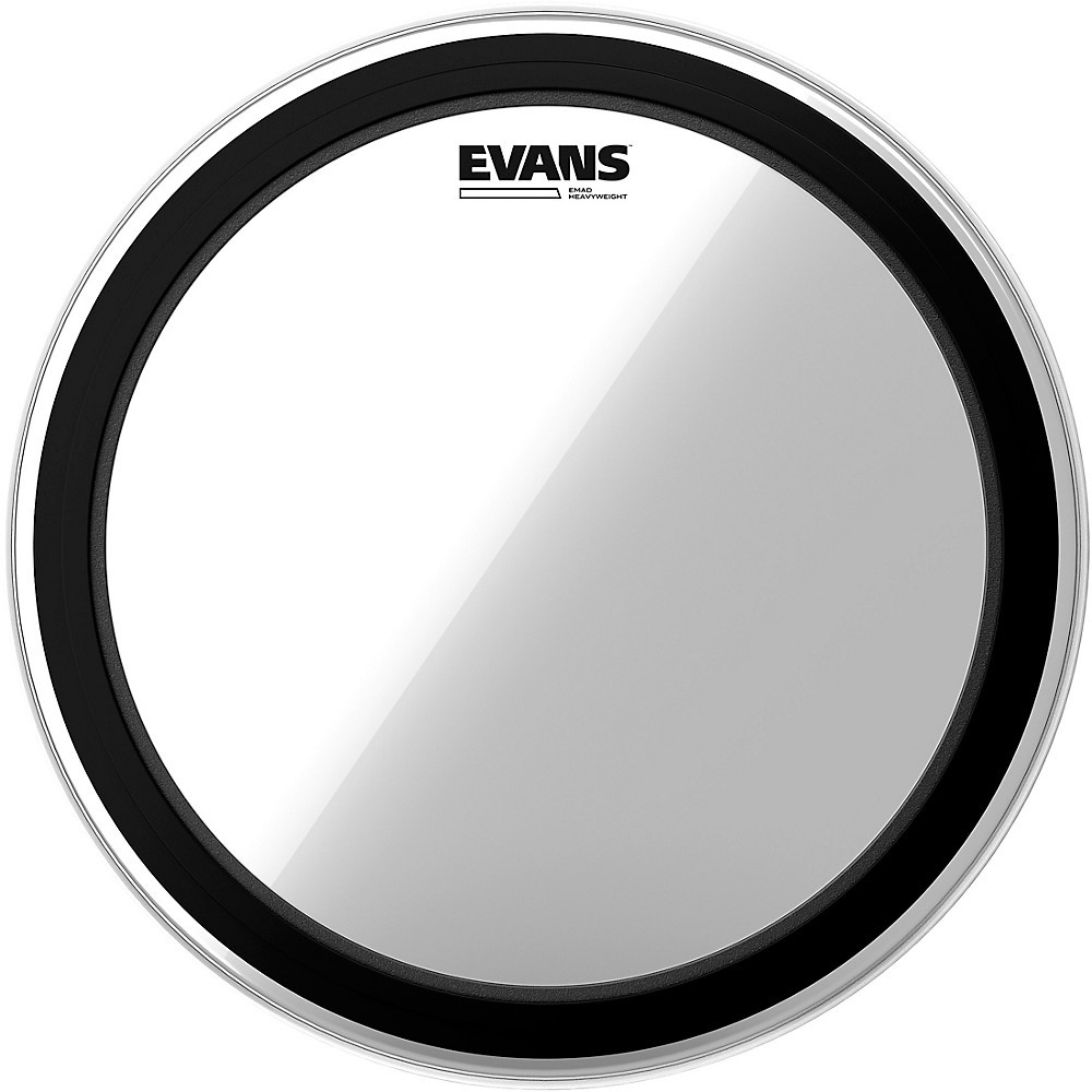 Evans EMAD Heavyweight Clear Batter Bass Drum Head 24 in.