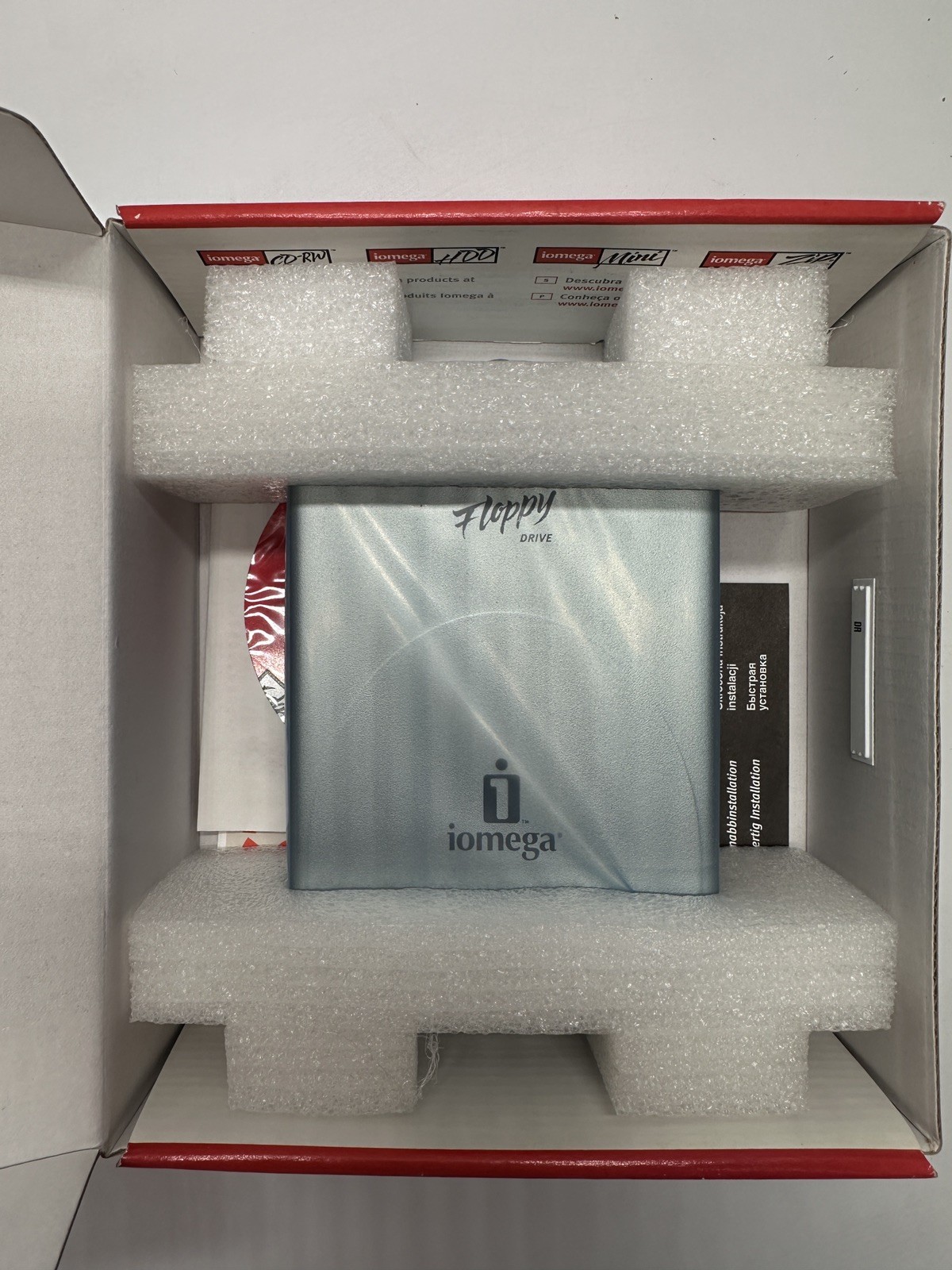 Iomega Floppy USB Powered Drive Open Box PC Mac External 3.5 Drive