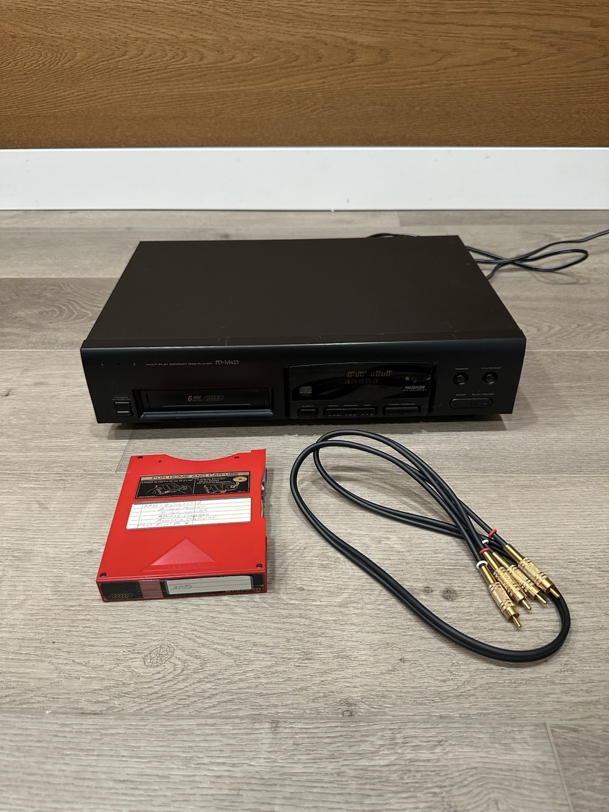 Pioneer PD-M423 6 Disc CD Changer Player Compact Disc + Magazine Tested Working