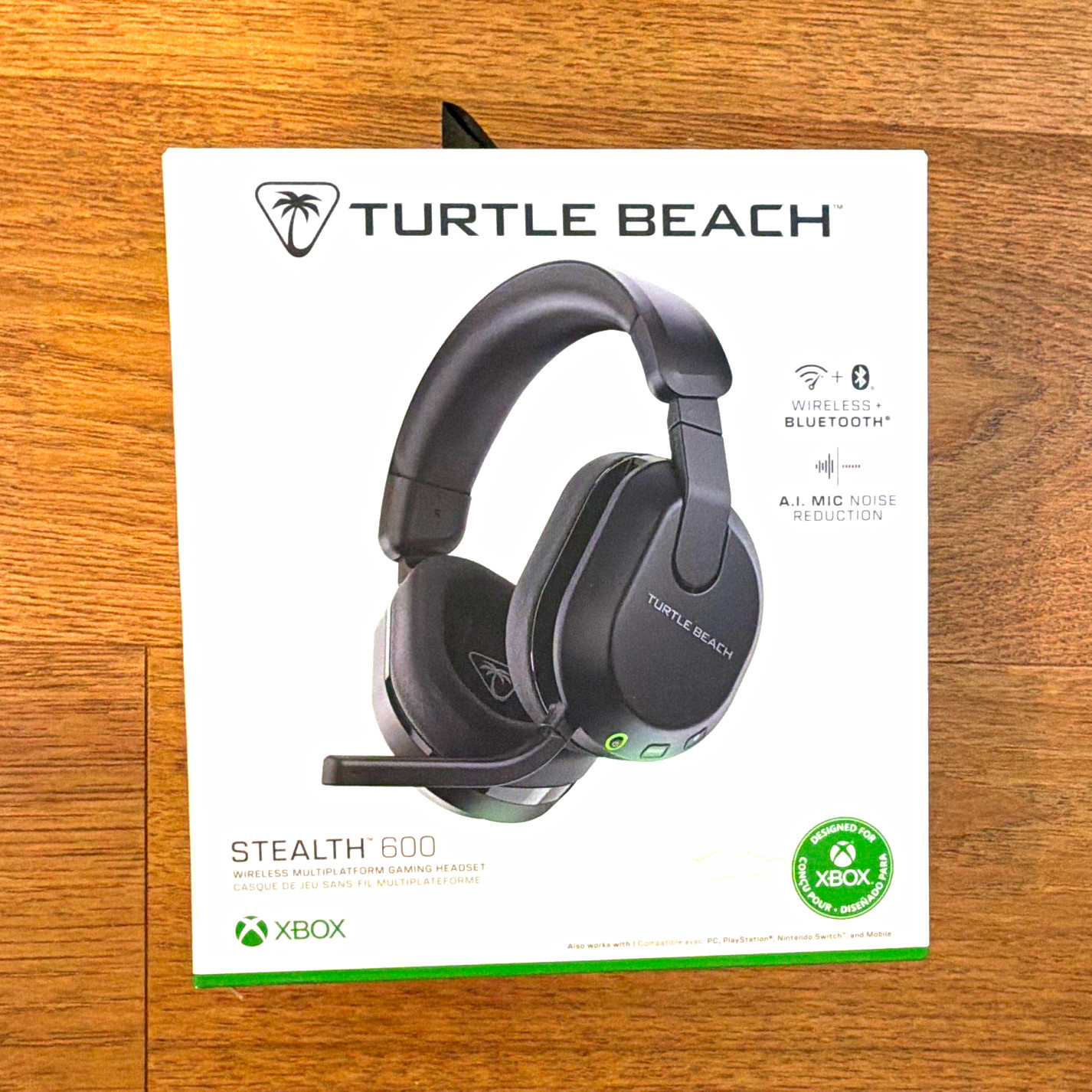 Turtle Beach Stealth 600 Wireless Bluetooth Gaming Headset for Xbox, Black