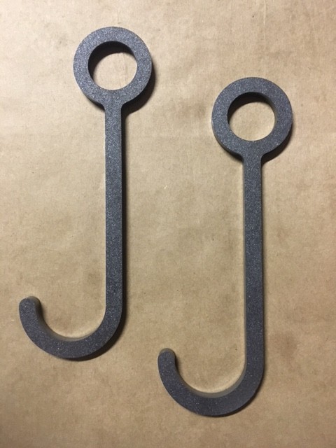 AR500 Target Gong 1/4" Set 6" 8" and 8x12" IDPA Silhouette Plus 3 Sets 6" Hooks!
