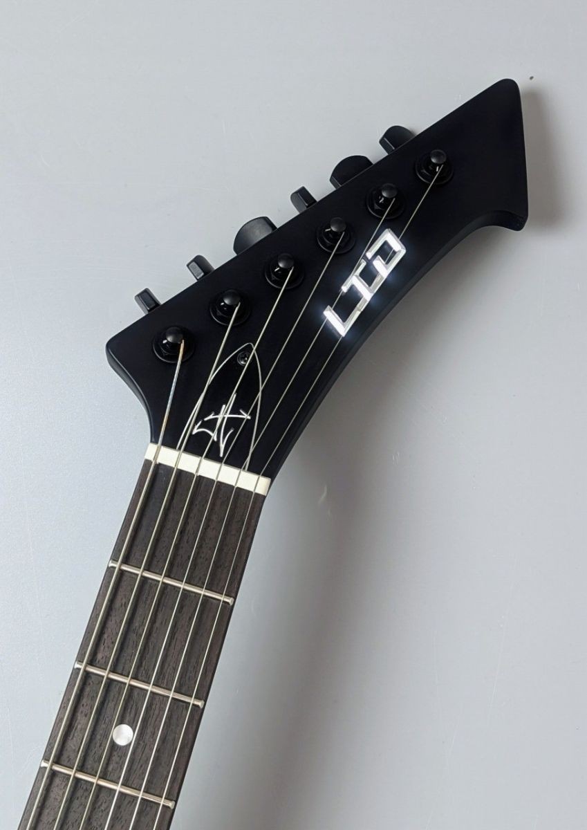 LTD / SNAKEBYTE - Black Satin James Hetfield Model Electric Guitar