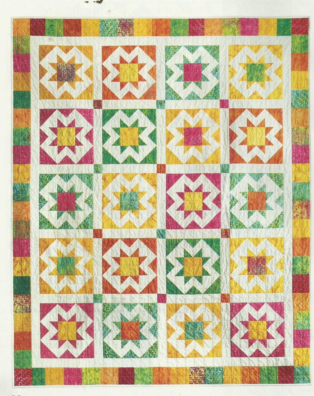A0219 BOURBON STREET BASH QUILT PATTERN/INSTRUCTIONS