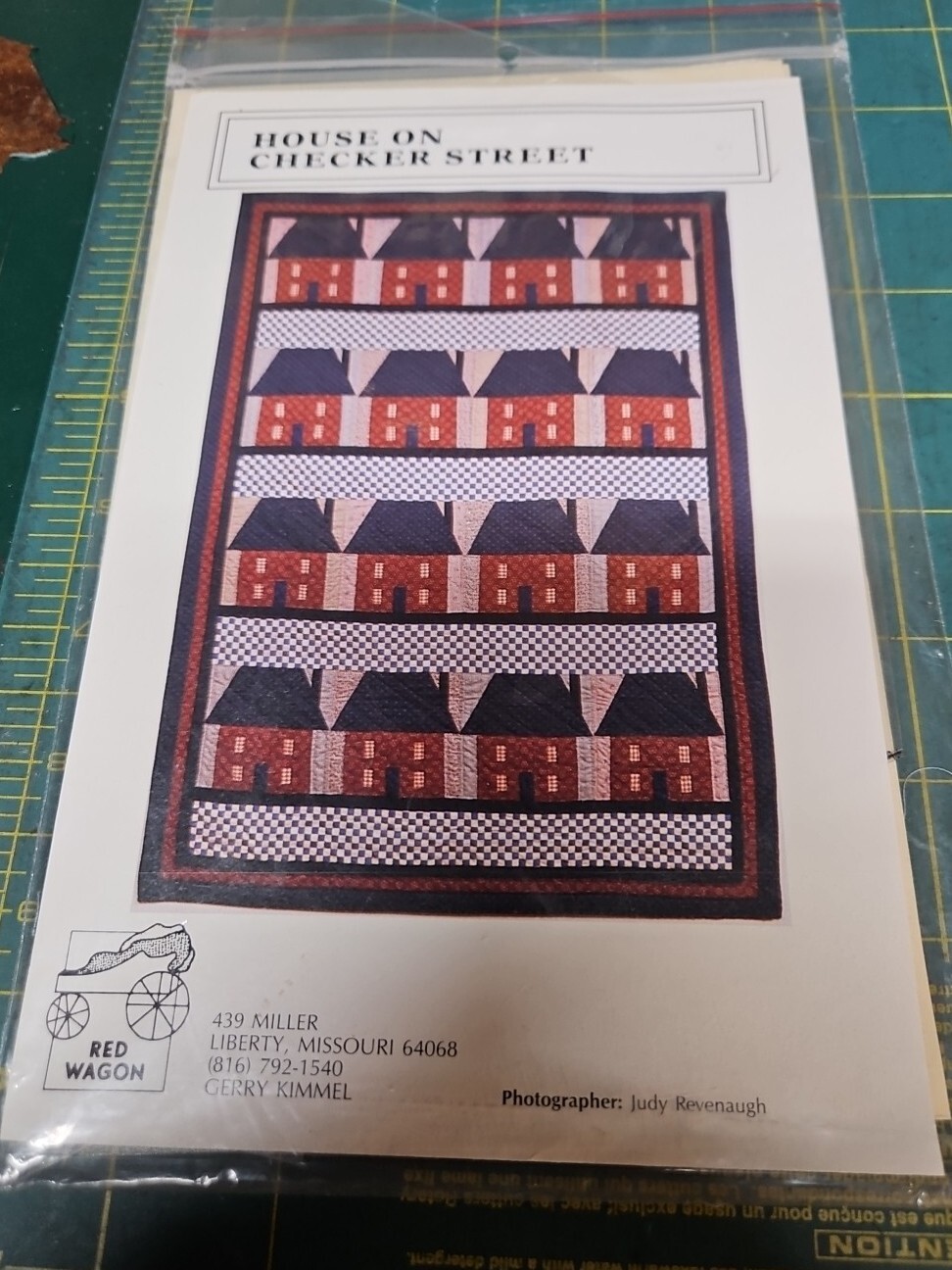 HOUSE ON CHECKER STREET Quilting Pattern - by Gerry Kimmel