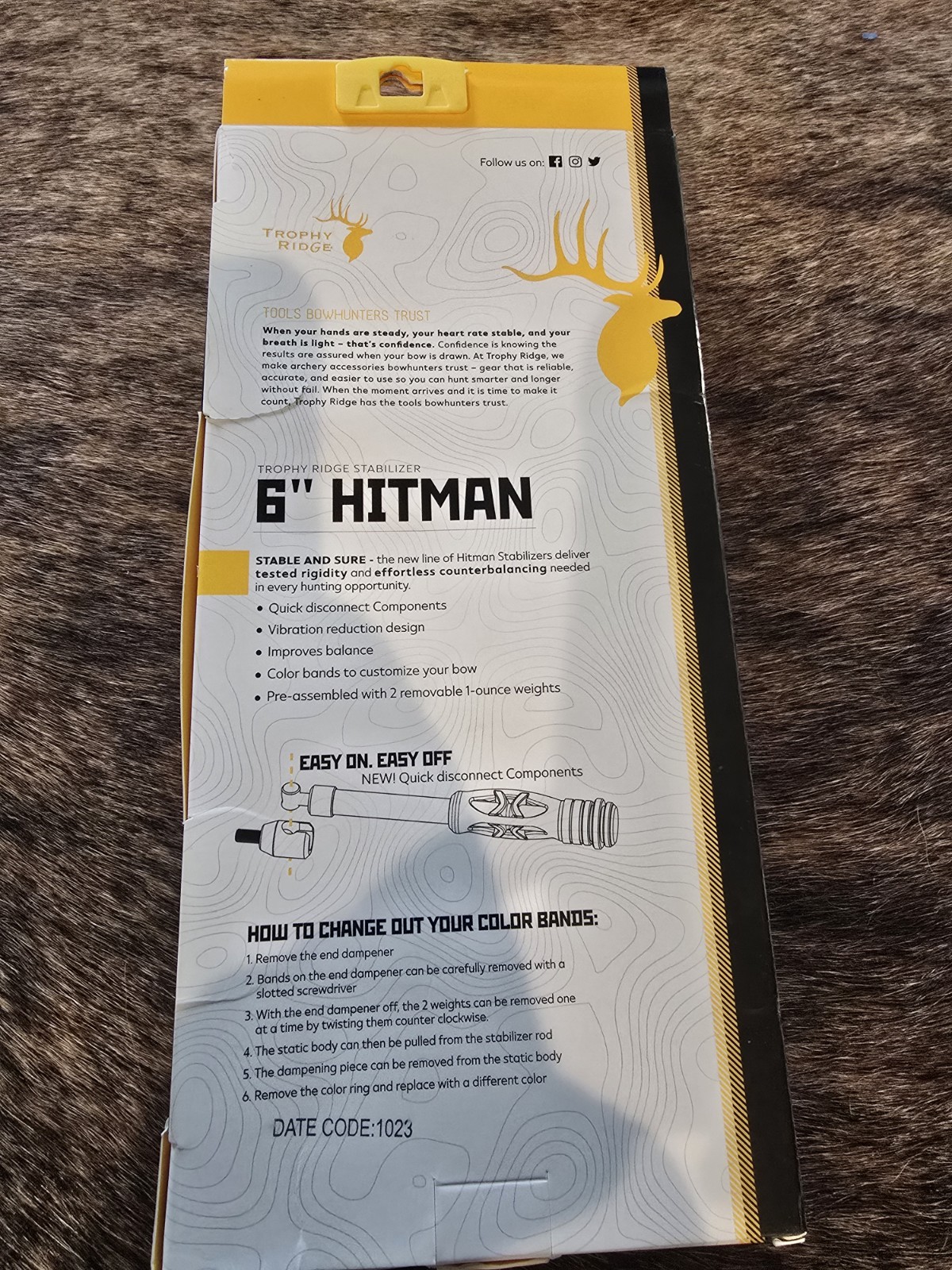 Trophy Ridge 6" Hitman Stabilizer