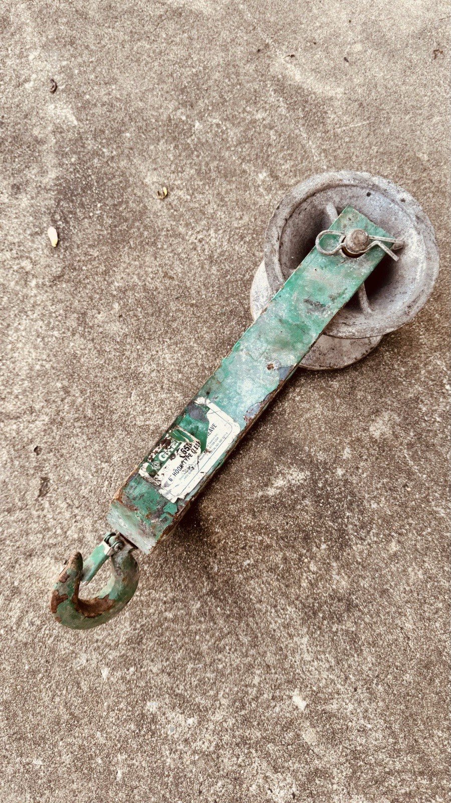 Greenlee 650 6" Hook-Type Sheave