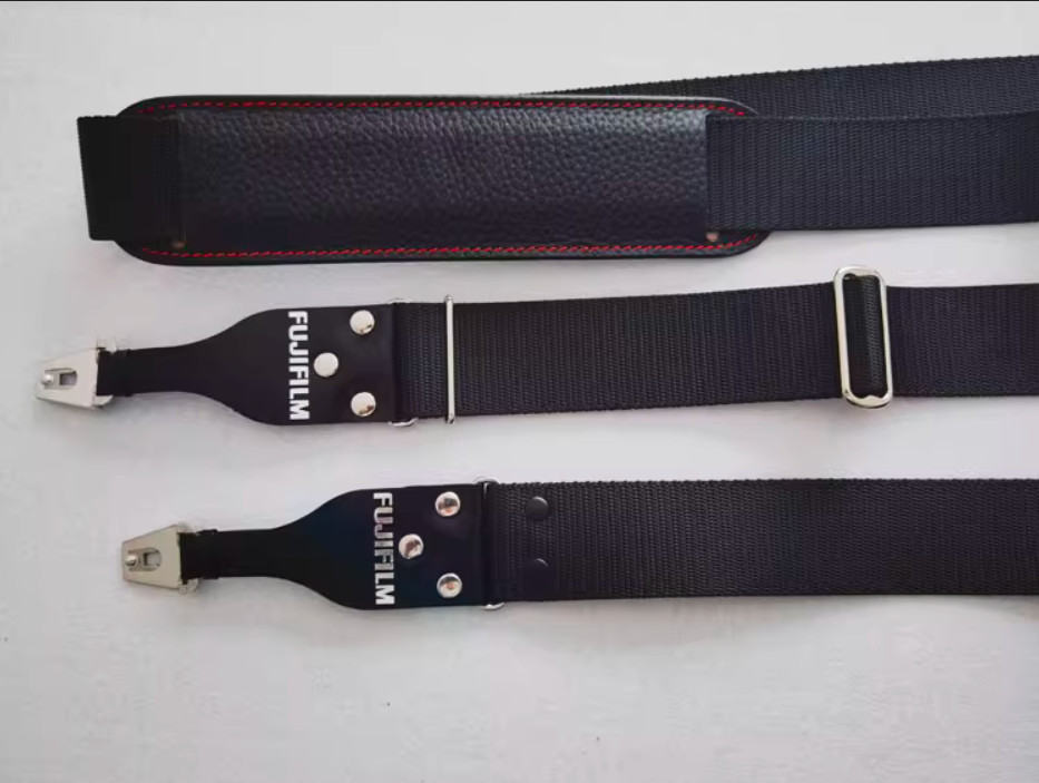 Leather Shoulder Neck Strap w/ Non-slip Pad For Fujifilm GL690/GX680III Camera