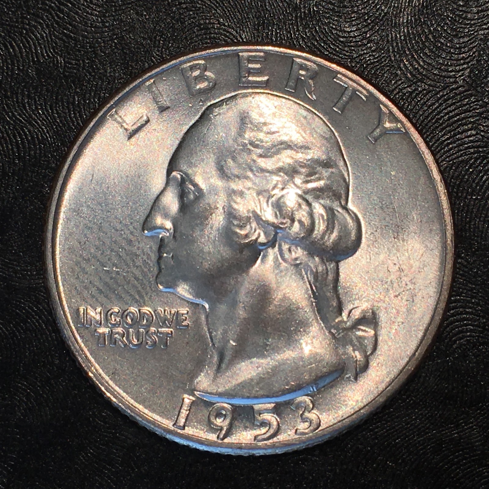 1953 Silver Washington Quarter - Superb Uncirculated - High Quality Scans #G155