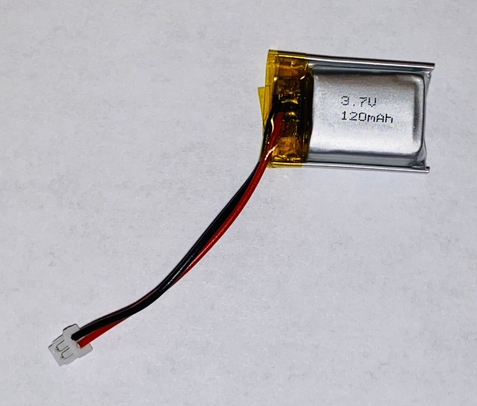 Li-po Battery With Connector Molex 51021-0200 - Capacity 120mAh