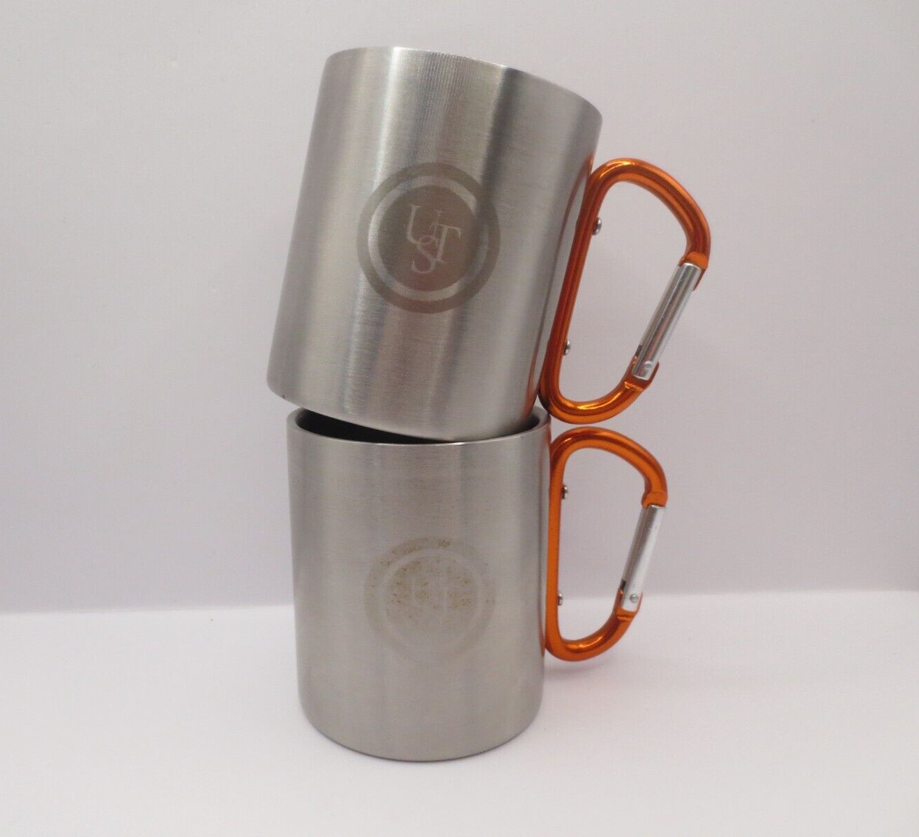 KLIPP Biner Mug 1.0 Stainless Steel Hypoallergenic BPA Free Travel Mugs Set of 2