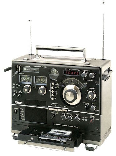 8 1/2 x 11" HQ COLOR PHOTO of the SONY CRF-330K SHORTWAVE RADIO