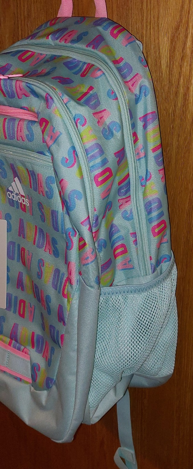 New Adidas Foundation 6 Backpack Aqua Pink Spark